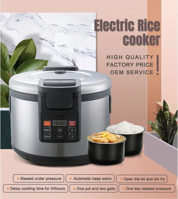 Commercial 19L Large Capacity Equipment Automatic Smart Electric Rice Cooker for Restaurant Hotel