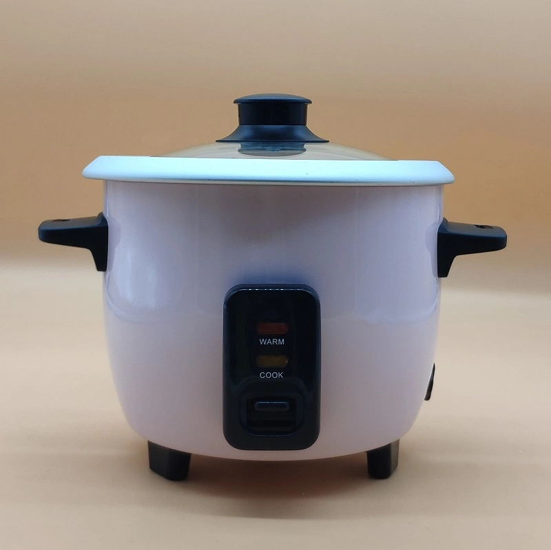 0.6L Raw Rice Basic Simple Mini Electric Rice Cooker for 1-2 People Apartment