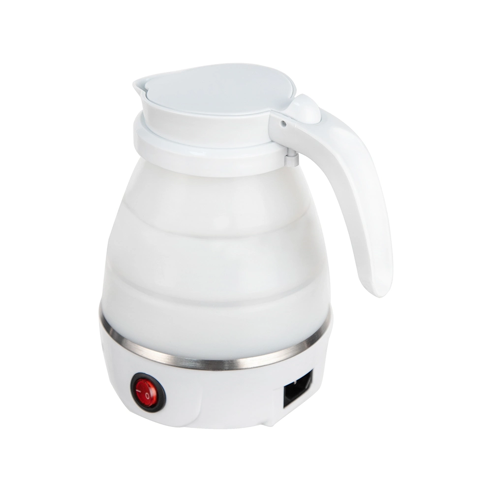 Folding Electric Kettle Silicone Foldable Folding Kettle Portable Electric Travel Foldable 500ml Mini Kettle