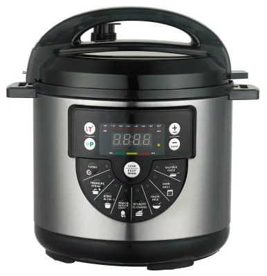 Panela de arroz antiaderente 5L 6L Amazon Hot Sale de alta qualidade Panela de pressão elétrica digital multifuncional para uso doméstico