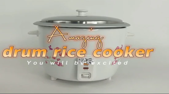  Panela de arroz de tambor de boa qualidade para cozinha pequena 1,8L/2,8L com impressão de flor.  Vapor automático multifuncional SKD/CKD